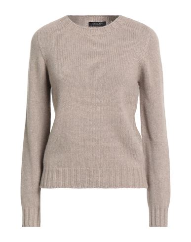 Aragona Woman Sweater Taupe Size 4 Cashmere In Gray