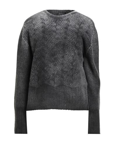 Aragona Woman Sweater Grey Size 8 Wool, Cashmere In Gray