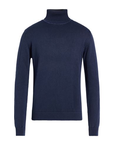 Keen 61 Man Turtleneck Navy Size Xl Cotton, Modal In Blue