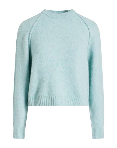 Iblues I Blues Woman Sweater Sky Blue Size L Polyamide, Wool, Acrylic, Alpaca Wool, Elastane In Blue