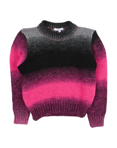L:ú L:ú By Miss Grant Toddler Girl Turtleneck Fuchsia Size 6 Acrylic, Wool, Alpaca Wool In Pink