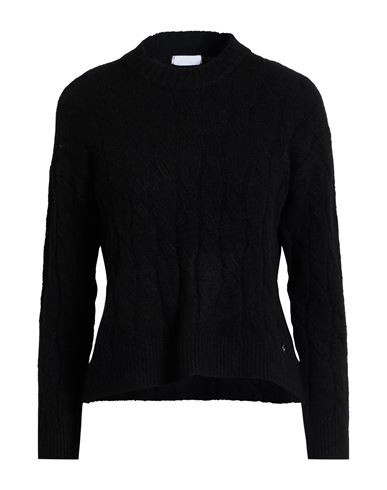 Happy 25® Happy 25 Woman Sweater Black Size 4 Acrylic, Polyamide, Polyester, Wool, Viscose