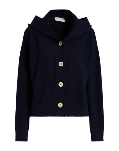 Filippo De Laurentiis Woman Cardigan Midnight Blue Size L Cashmere In Black