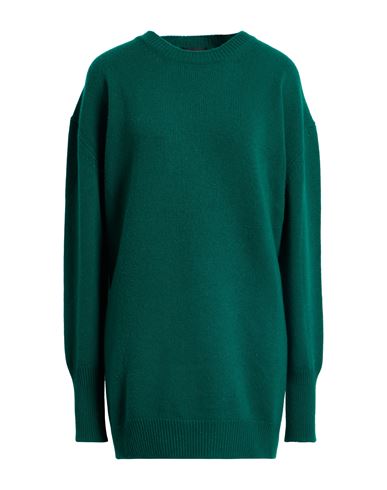 The Andamane Woman Sweater Emerald Green Size Onesize Virgin Wool, Cashmere