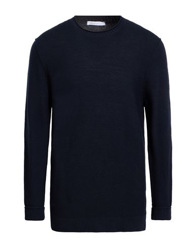 Manipur Cashmere Man Sweater Midnight Blue Size 46 Wool In Blue
