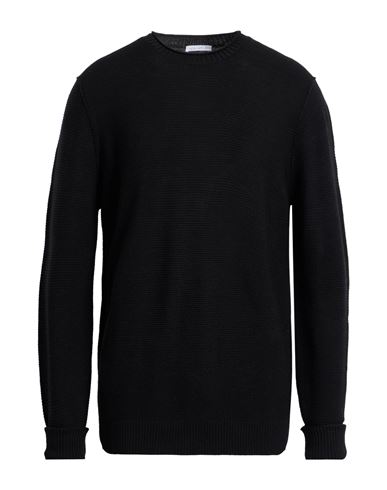 Manipur Cashmere Man Sweater Black Size 44 Wool In Black