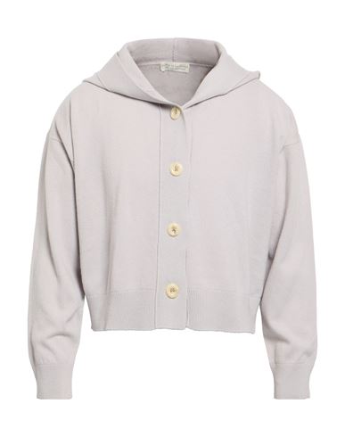 Filippo De Laurentiis Woman Cardigan Light Grey Size M Merino Wool, Silk, Cashmere In Gray