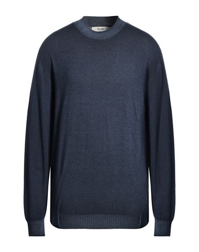 Siviglia Man Sweater Navy Size Xxl Merino Wool In Blue