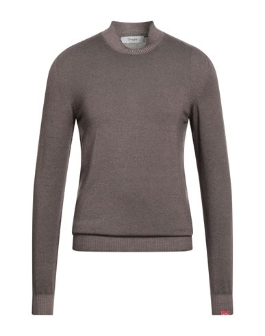 Siviglia Man Sweater Brown Size S Merino Wool In Brown