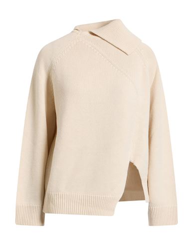 Seventy Venezia Woman Turtleneck Cream Size Xs Virgin Wool, Acrylic In Neutral