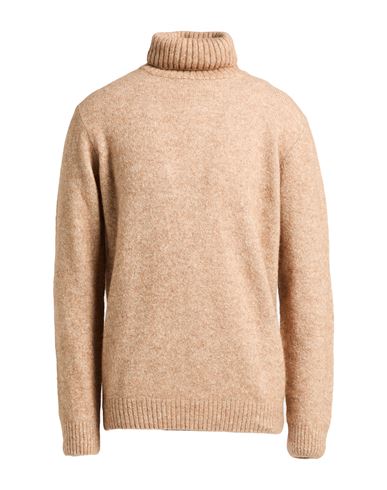 Heritage Man Turtleneck Sand Size 44 Alpaca Wool, Cotton, Polyamide, Wool In Pink