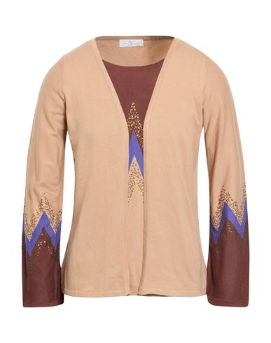 Corte Dei Gonzaga Gold Woman Sweater Camel Size L Viscose, Polyester, Polyamide In Neutral