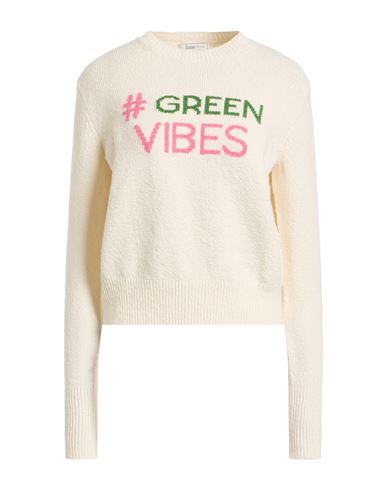 Herno Globe Woman Sweater Off White Size 16 Cotton, Polyamide, Elastane In White