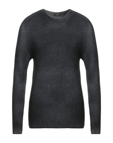 Arovescio Man Sweater Charcoal Size 40 Merino Wool In Gray