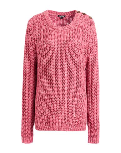 Barbour Woman Sweater Coral Size 10 Cotton, Acrylic In Red