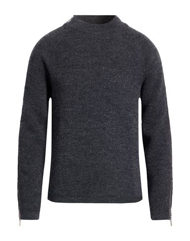 Dior Man Turtleneck Grey Size L Virgin Wool In Blue