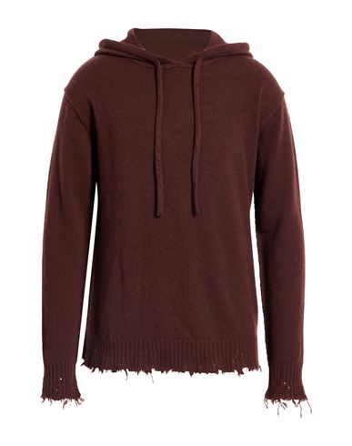 Uma Wang Man Sweater Chocolate Brown Size M Cotton In Burgundy