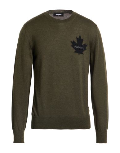 Pullover Herren Militärgrün S Herren
