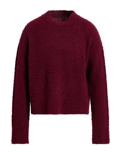 Uma Wang Man Turtleneck Plum Size L Wool, Cashmere, Polyamide, Elastane In Purple