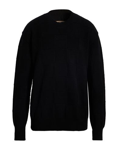 Uma Wang Man Sweater Black Size L Wool, Polyamide, Cashmere, Elastane In Black