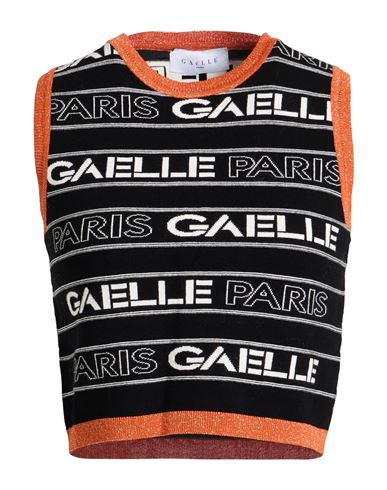 Gaelle Paris Gaëlle Paris Woman Top Black Size 1 Viscose, Nylon, Metallic Fiber In Black
