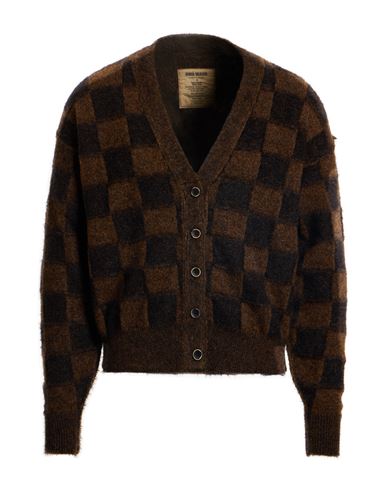 Uma Wang Man Cardigan Camel Size M Polyamide, Alpaca Wool, Wool In Brown