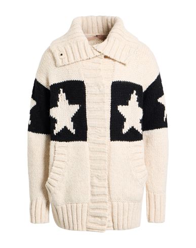 N°21 Woman Cardigan Ivory Size L Acrylic, Alpaca Wool, Polyamide, Wool In Neutral