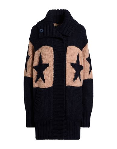 N°21 Woman Cardigan Midnight Blue Size M Acrylic, Alpaca Wool, Polyamide, Wool