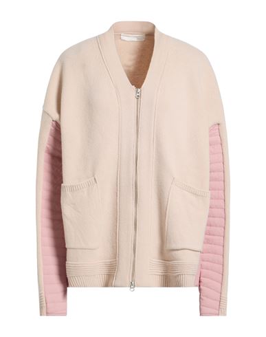 Hgbb Studio Woman Cardigan Light Pink Size L Wool In Neutral