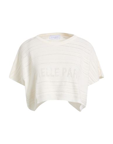 Gaelle Paris Gaëlle Paris Woman Sweater Ivory Size 1 Cotton, Acrylic In White