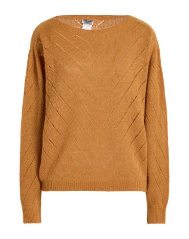 More By Siste's Woman Sweater Camel Size M Polyamide, Alpaca Wool, Virgin Wool In Gold