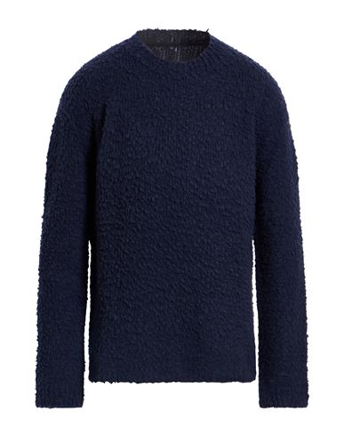 Uma Wang Man Sweater Midnight Blue Size M Wool, Cashmere, Polyamide, Elastane In Blue