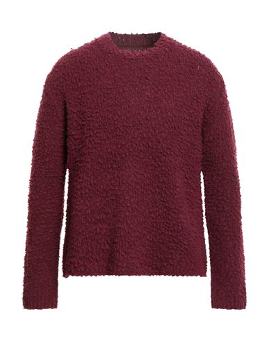 Uma Wang Man Sweater Plum Size S Wool, Cashmere, Polyamide, Elastane In Burgundy