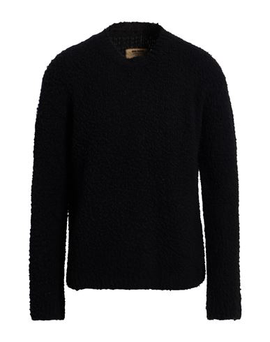 Uma Wang Man Sweater Black Size L Wool, Cashmere, Polyamide, Elastane In Black