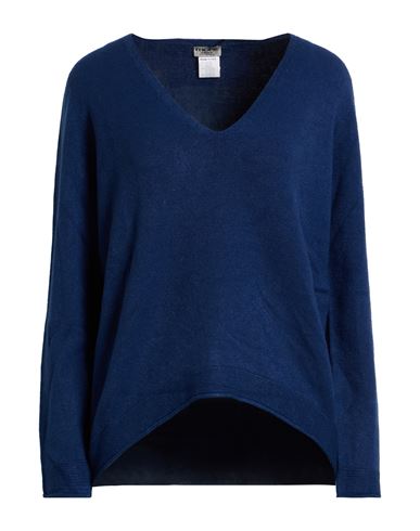More By Siste's Woman Sweater Navy Size S Viscose, Polyester, Polyamide In Blue
