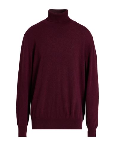 Woolrich Man Turtleneck Burgundy Size Xxxl Wool In Burgundy