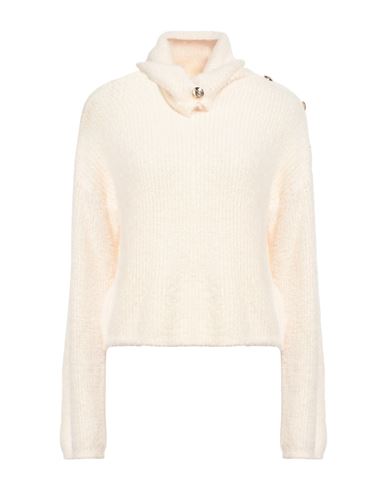 Gaelle Paris Gaëlle Paris Woman Turtleneck Cream Size 2 Polyamide In White