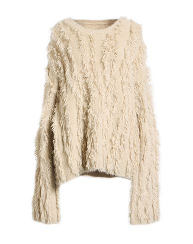 Uma Wang Woman Sweater Cream Size M Alpaca Wool, Polyamide In White