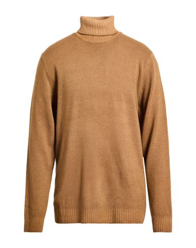 Woolrich Man Turtleneck Brown Size Xxxl Virgin Wool In Brown