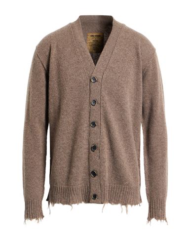 Uma Wang Man Cardigan Khaki Size S Cashmere In Brown