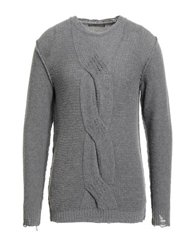 Daniele Alessandrini Man Sweater Grey Size 42 Wool, Polyamide In Multi