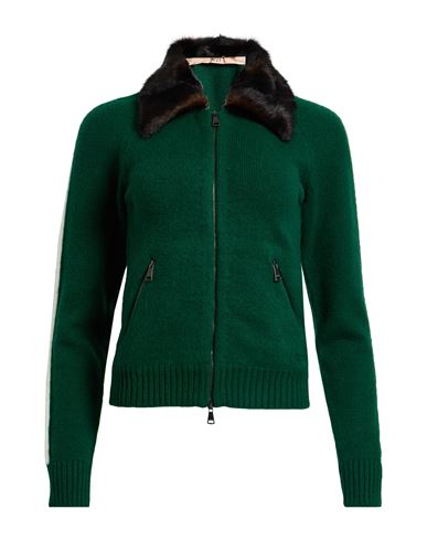N°21 Woman Cardigan Green Size 10 Polyamide, Acrylic, Wool In Green