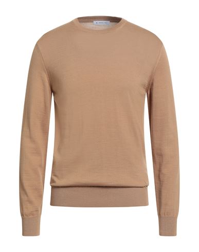 Manuel Ritz Man Sweater Camel Size Xl Acrylic, Polyamide, Wool In Brown