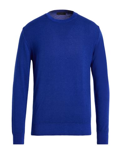 Outfit Out/fit Man Sweater Bright Blue Size Xxl Merino Wool In Blue