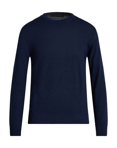Outfit Out/fit Man Sweater Midnight Blue Size M Merino Wool In Blue