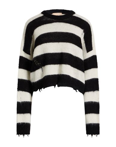Aniye By Woman Sweater Beige Size M Polyamide, Alpaca Wool, Acrylic In Multi