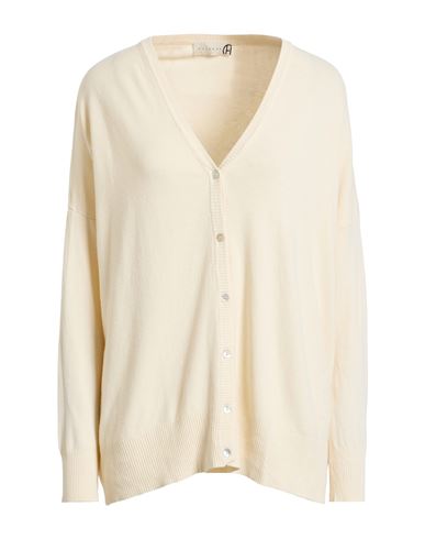Haveone Woman Cardigan Cream Size L Polyamide, Viscose In White