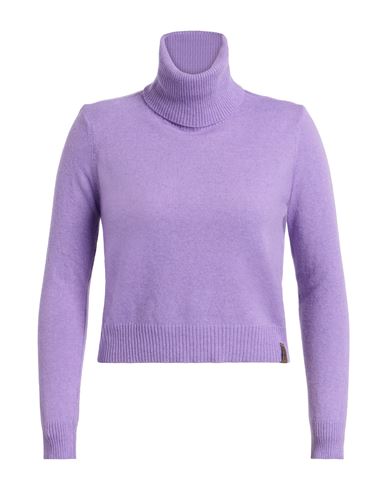 Gaudì Jeans Woman Turtleneck Lilac Size Xs Polyamide, Viscose, Wool, Cashmere In Purple
