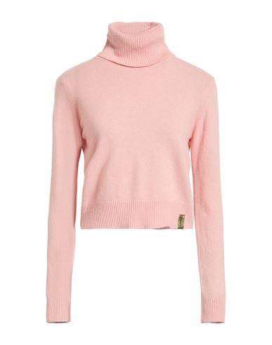Gaudì Jeans Woman Turtleneck Pink Size Xs Polyamide, Viscose, Wool, Cashmere In Pink