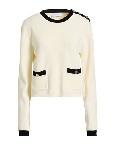 Kaos Woman Sweater Ivory Size S Viscose, Polyester In Neutral